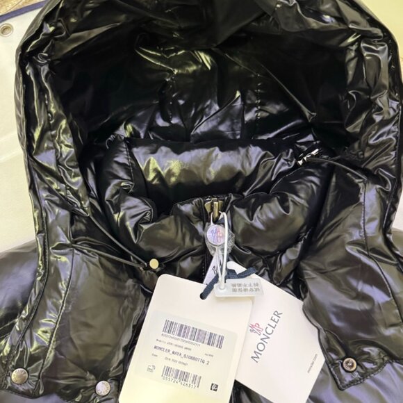Moncler Maya Men's Black Down Jackets - Picture 9 of 9